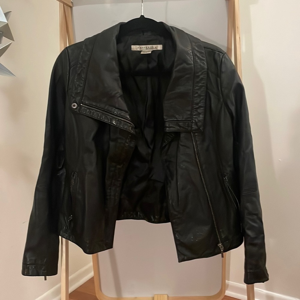 Leather jacket